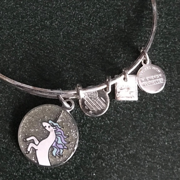 Alex and Ani Expandable Wire Bracelet Unicorn Magic Innocence Healing - Picture 9 of 15